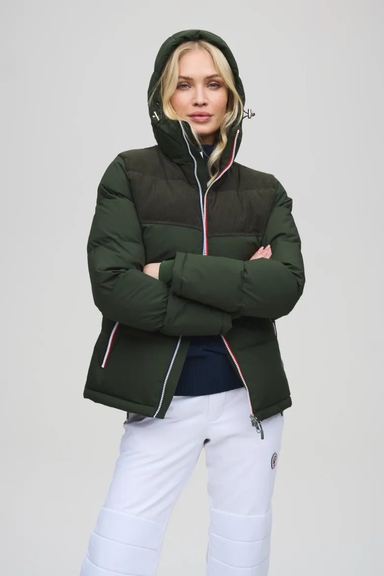 Bilde av Les Arcs Adeline cord jacket W Deep Forest